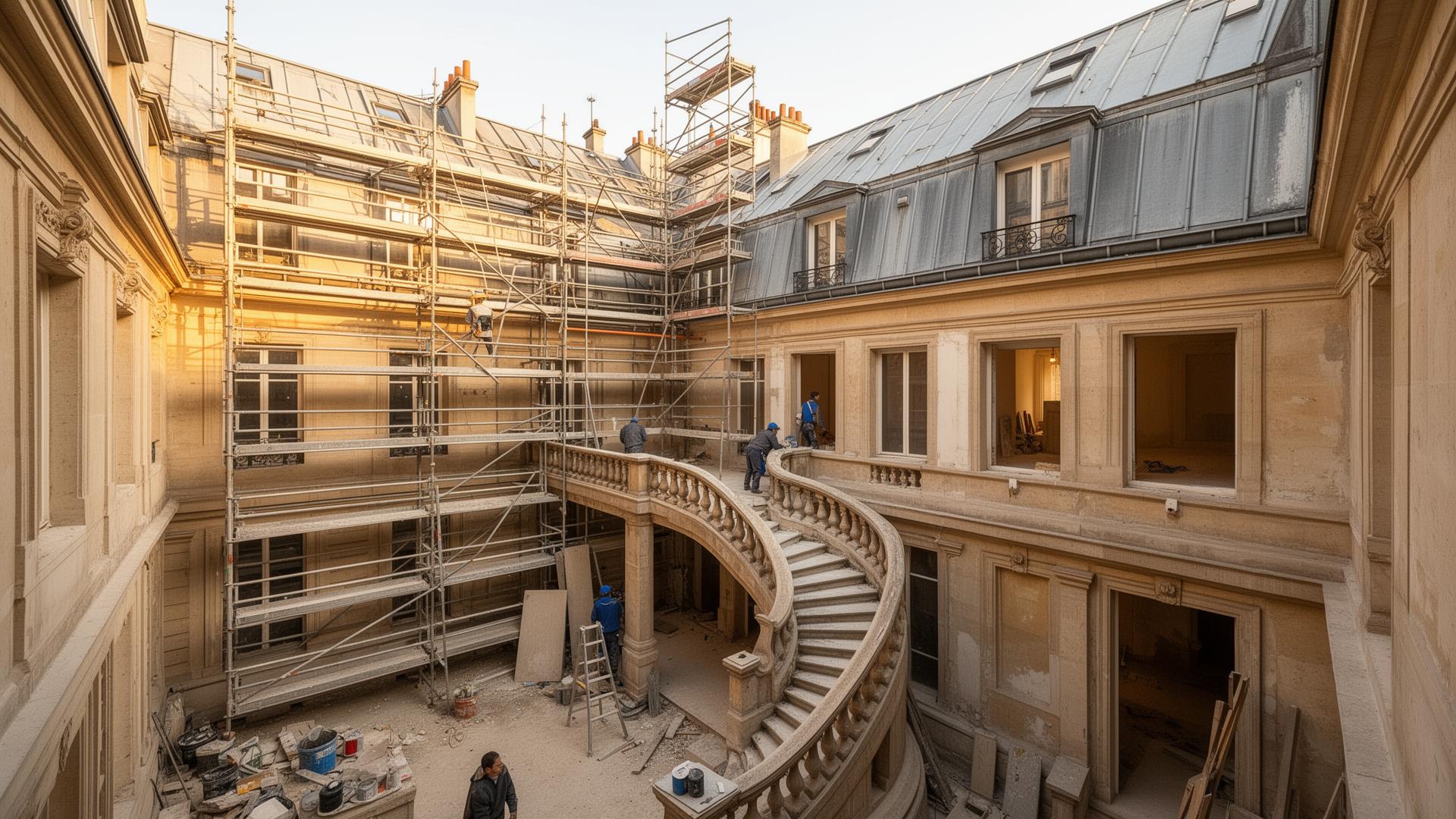 Travaux en copropriété Paris – architecte