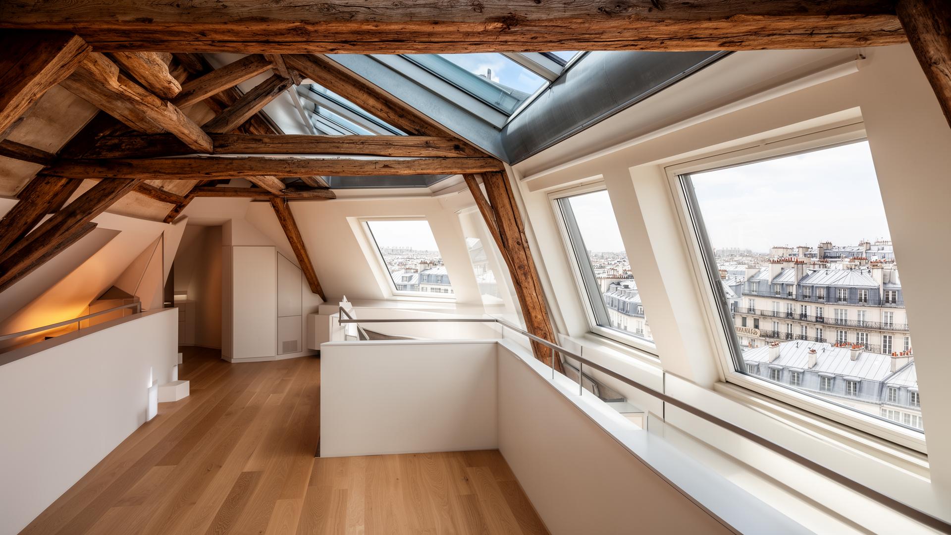 Duplex sous combles — Le Marais