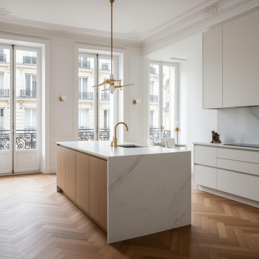 Cuisine et séjour — Plaine Monceau